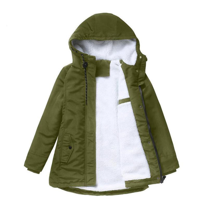 AMINA™ - Manteau d'hiver épais avec capuche et doublure matelassée pour la chaleur hivernale