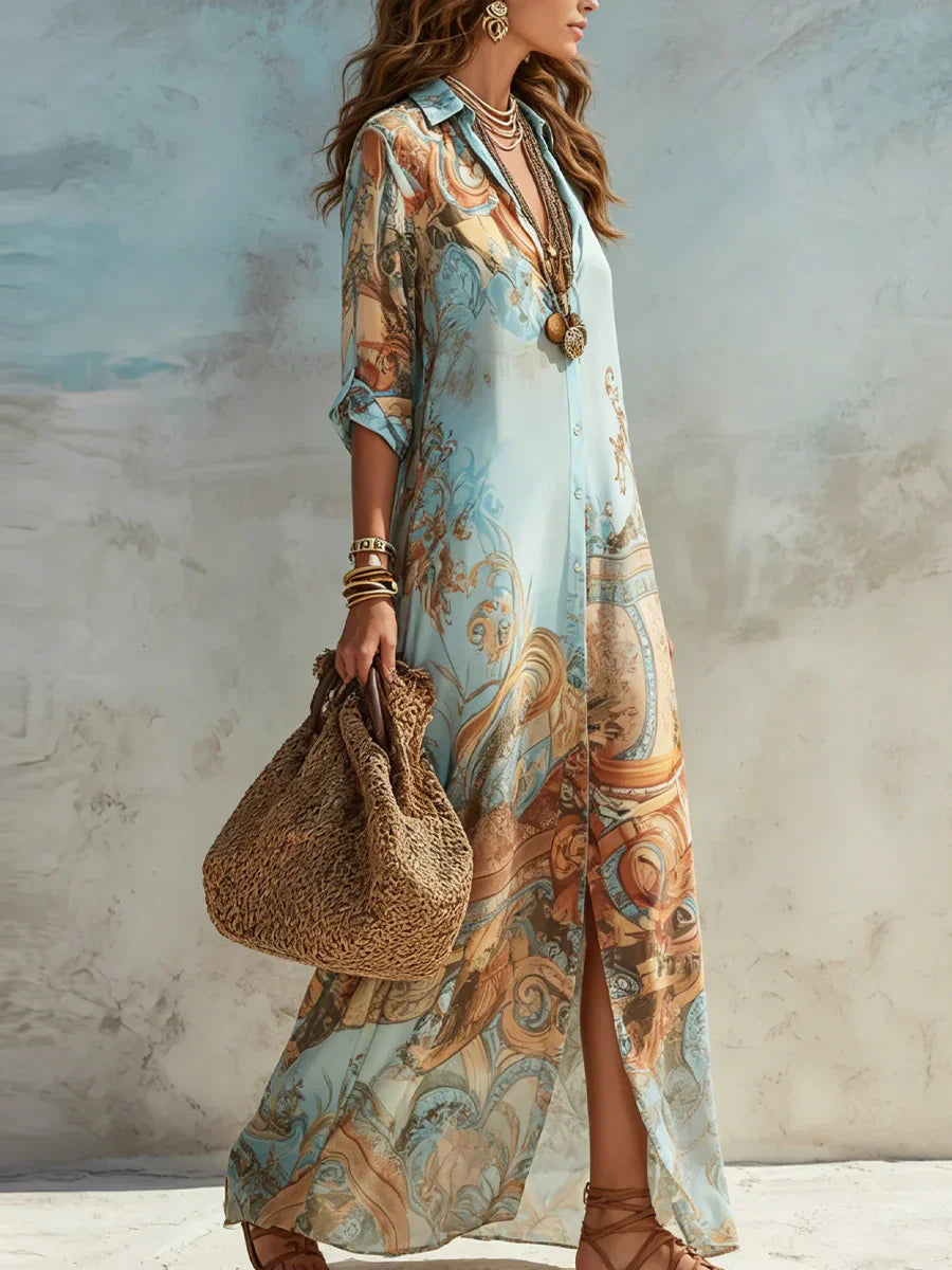 Mara | Robe d'été fluide élégante