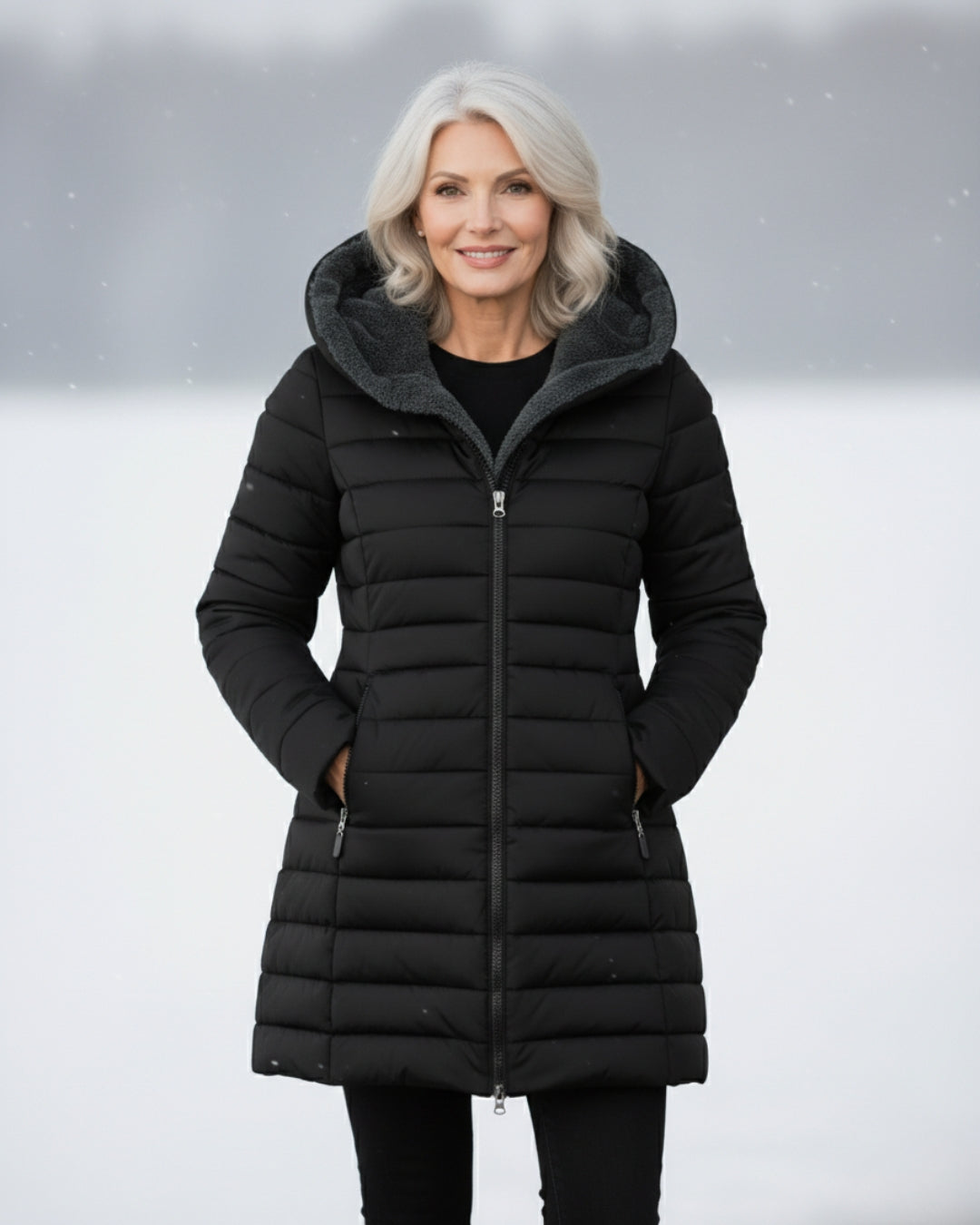 Jami | Manteau Puffer Doublé en Fleece