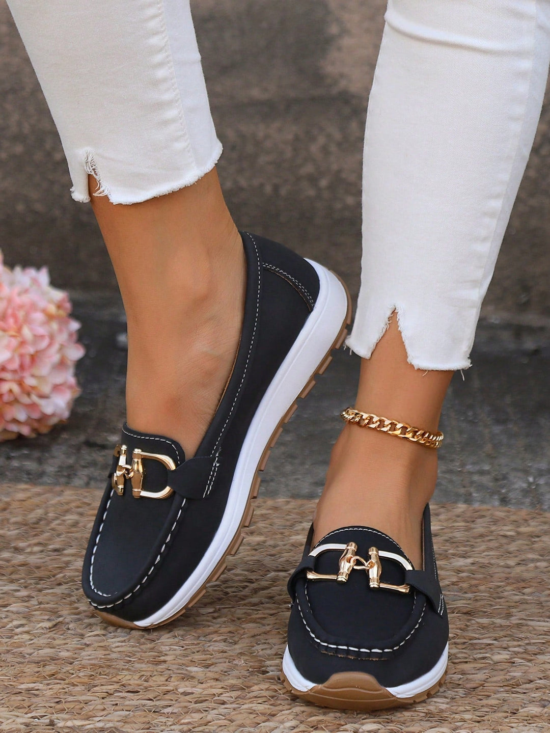 Ellie | Mocassins à boucle plate