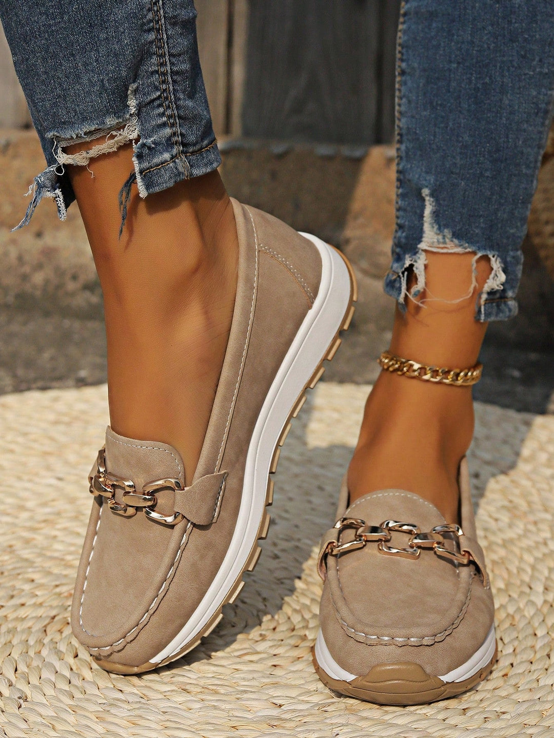 Ellie | Mocassins à boucle plate