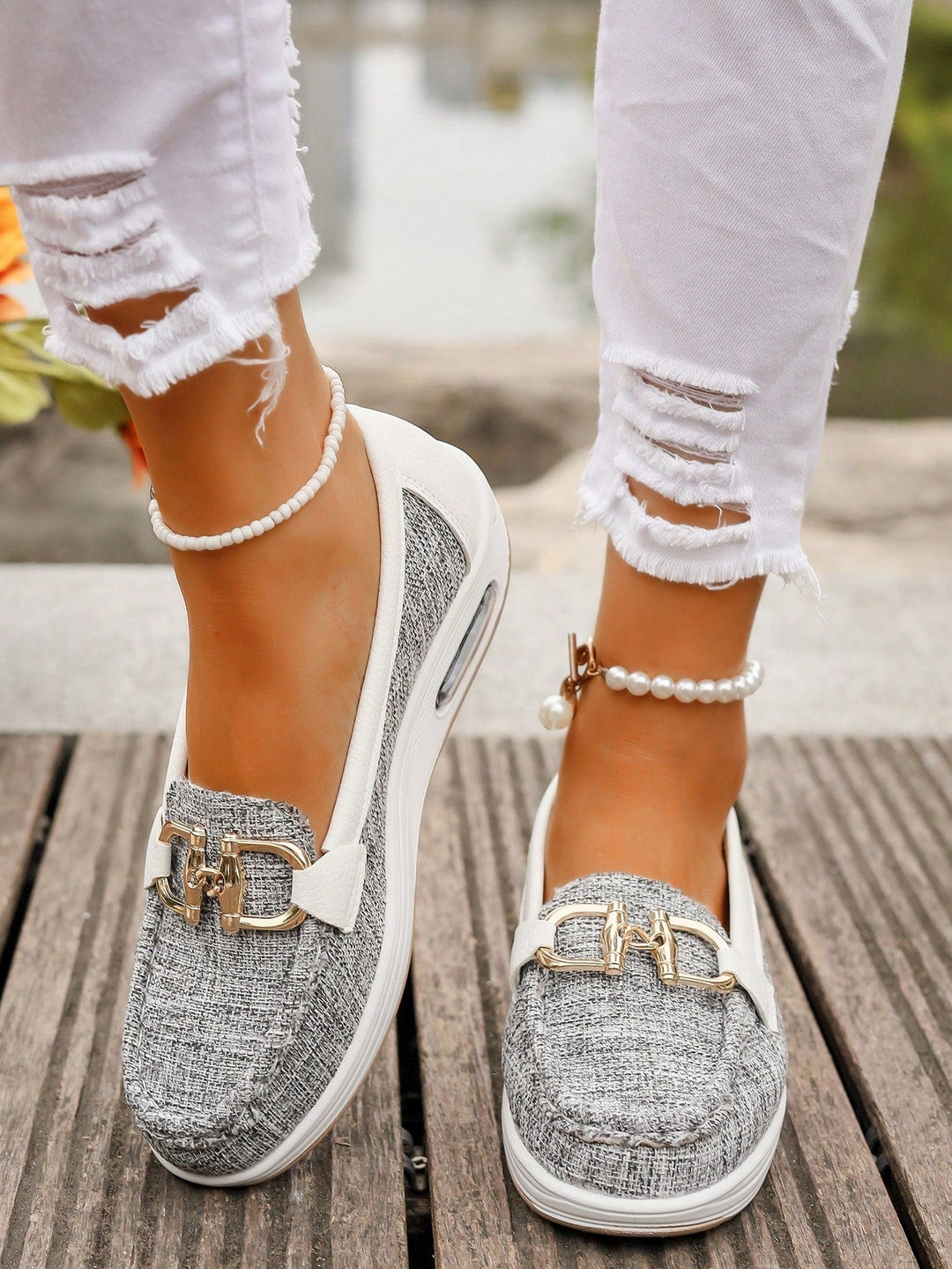 Ellie | Mocassins à boucle plate