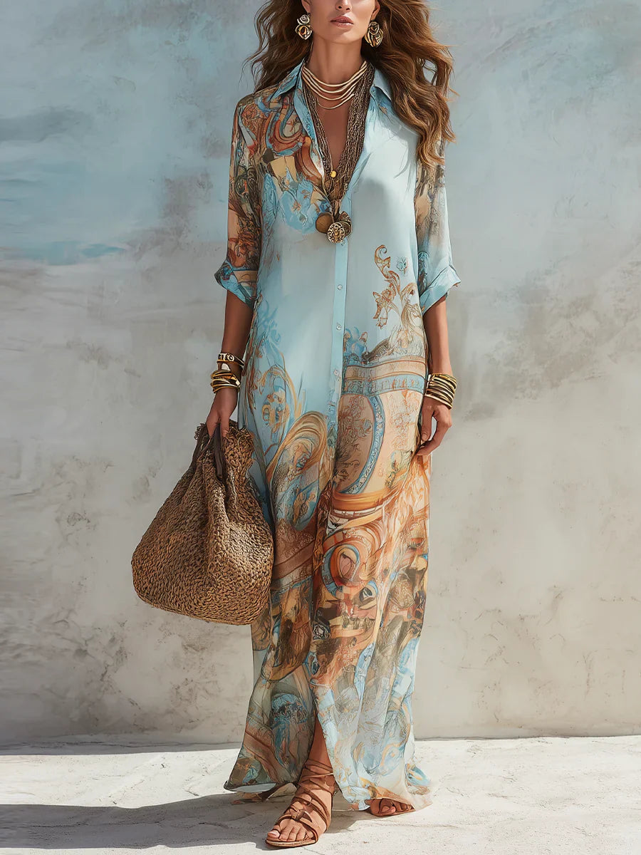 Mara | Robe d'été fluide élégante