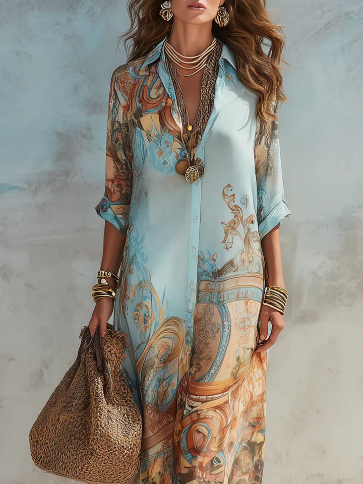 Mara | Robe d'été fluide élégante