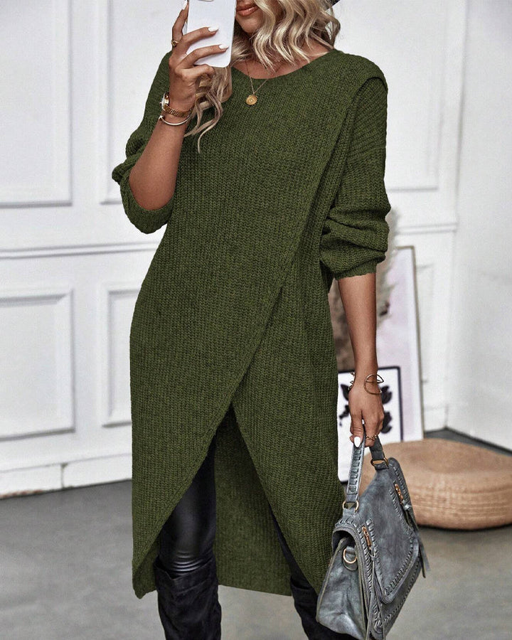 Addison™ - Robe pull confortable au style irrégulier