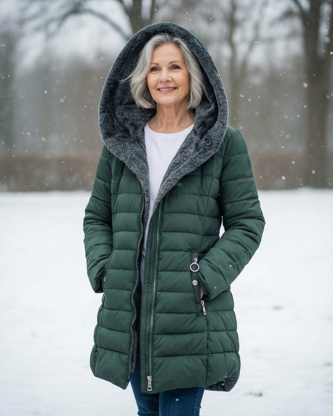 Jami | Manteau Puffer Doublé en Fleece