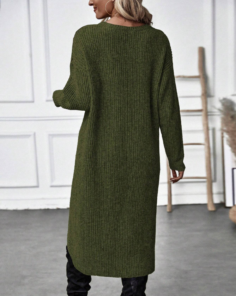 Addison™ - Robe pull confortable au style irrégulier