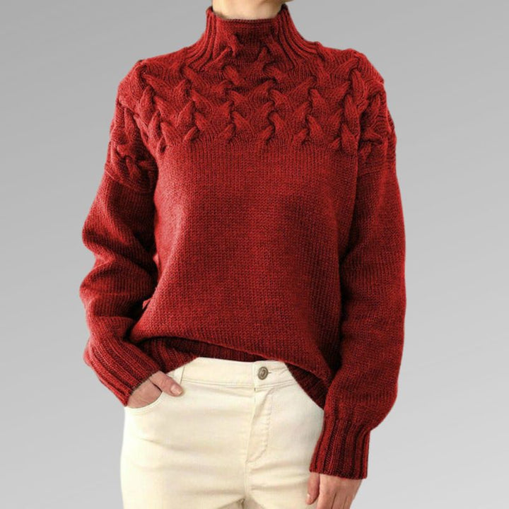 Madison™ - Pull Élégant à Col Montant