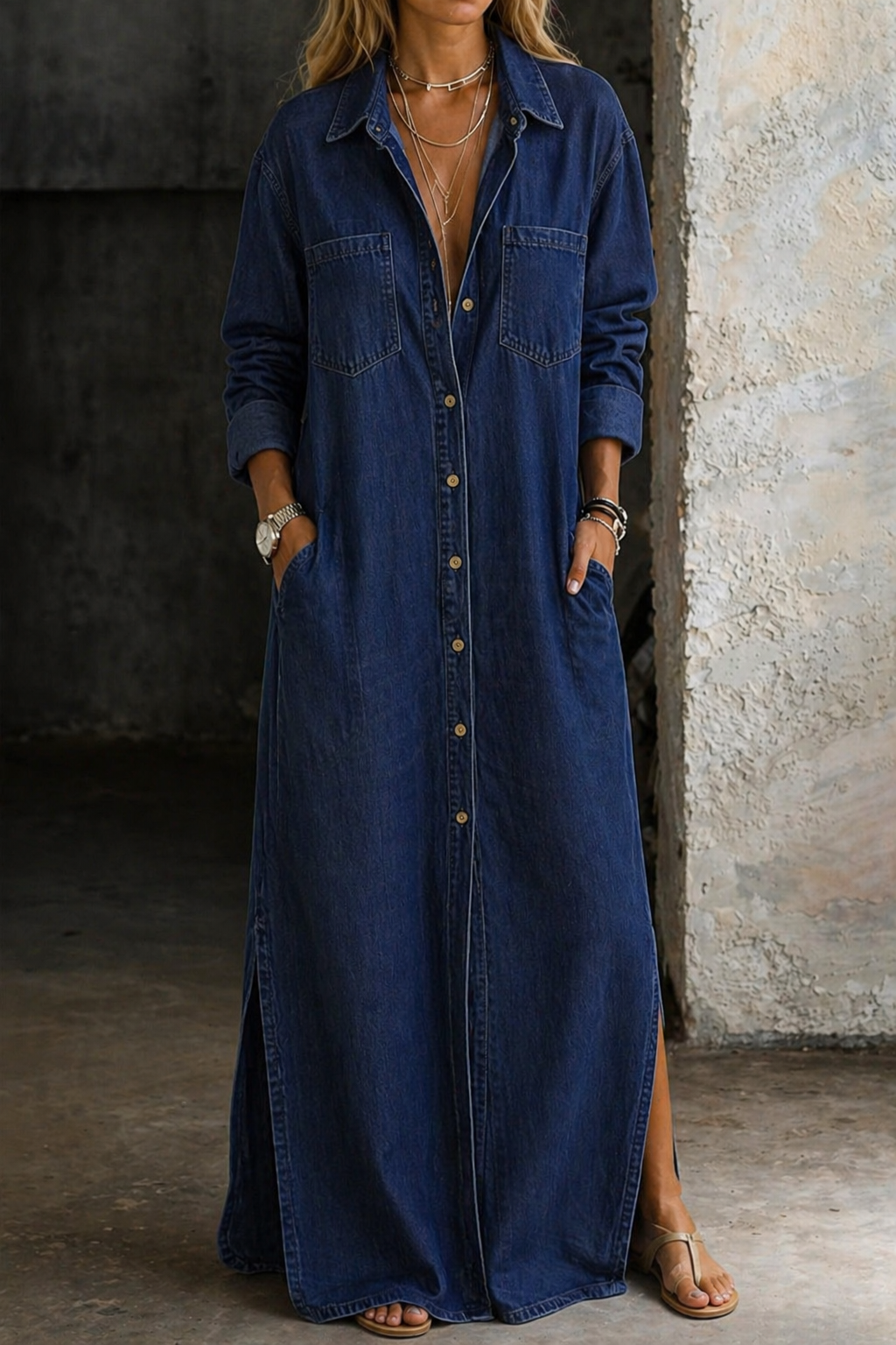 Delana | Robe à Boutons
