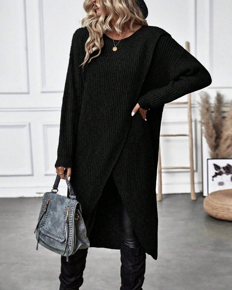 Addison™ - Robe pull confortable au style irrégulier