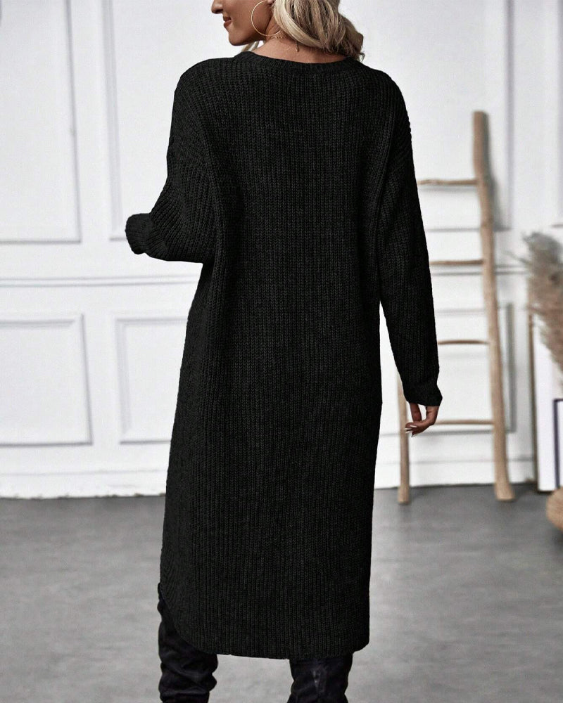 Addison™ - Robe pull confortable au style irrégulier