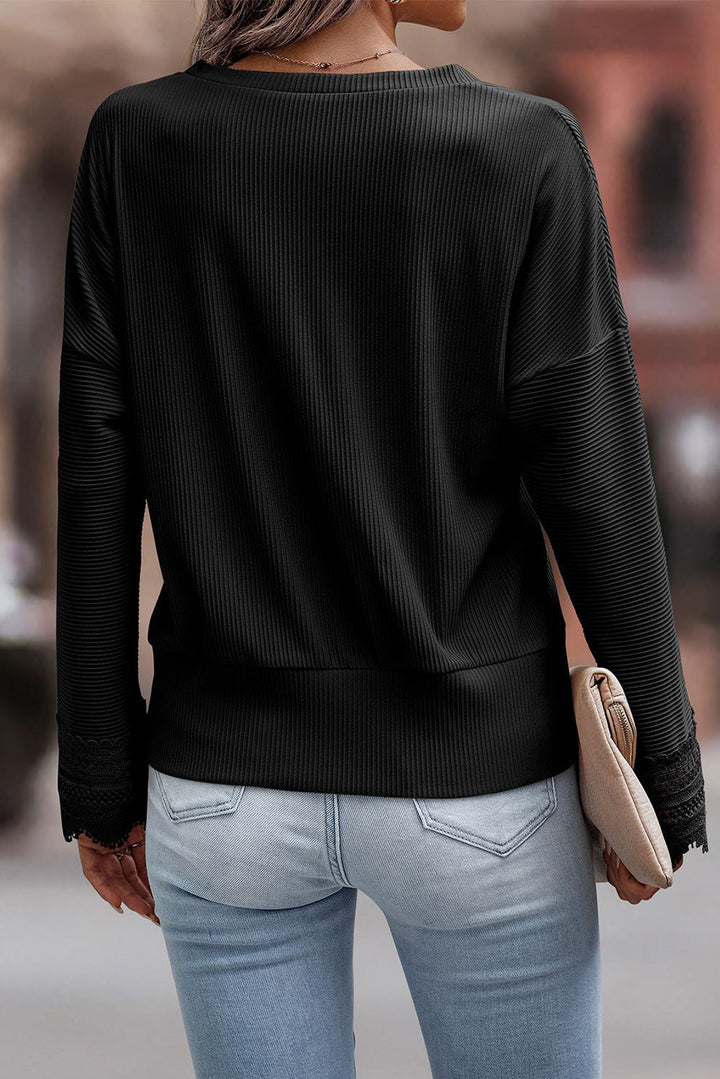 Olivia™ - Pull long à col en V élégant