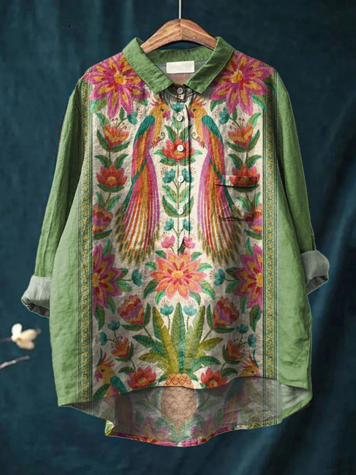 Collection de Chemises Élégantes aux Motifs Artistiques