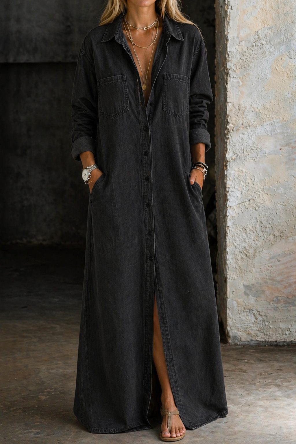 Delana | Robe à Boutons