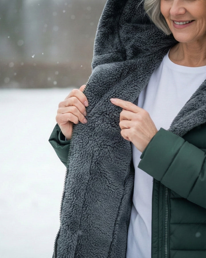 Jami | Manteau Puffer Doublé en Fleece
