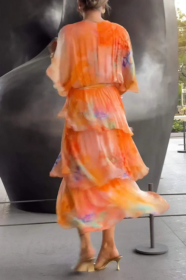 Casar – Élégante robe en chiffon