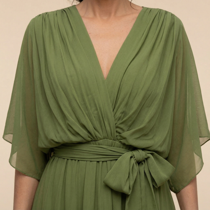 Sorena | Robe Maxi Élégante à Col V