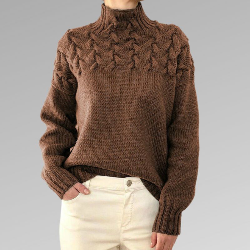 Madison™ - Pull Élégant à Col Montant