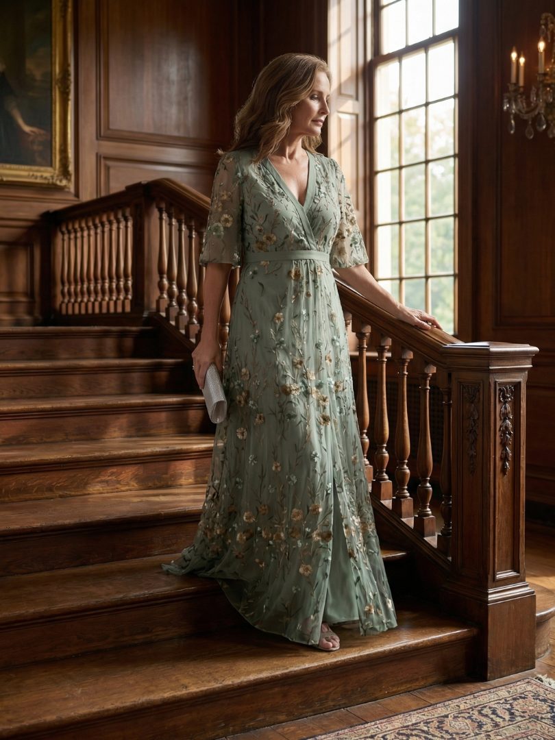 Selora | Robe Maxi Flow Halter Fleurie