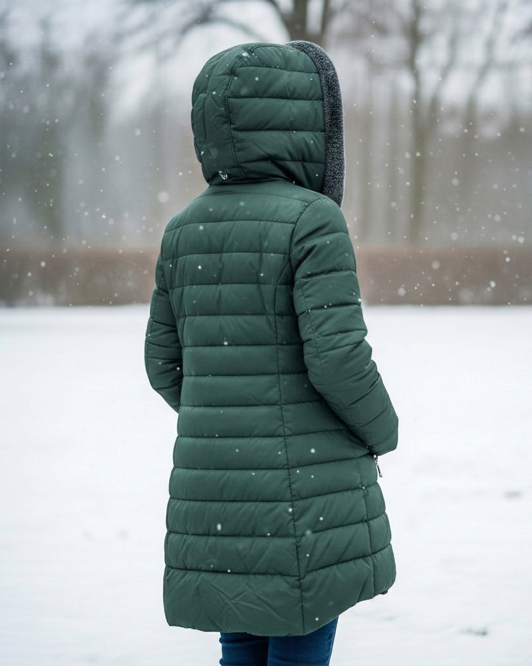 Jami | Manteau Puffer Doublé en Fleece