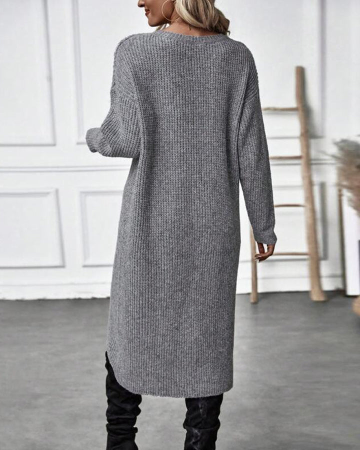 Addison™ - Robe pull confortable au style irrégulier