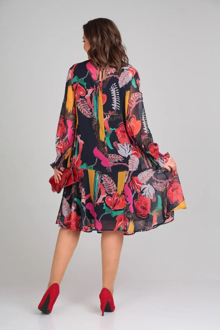 Floride – Élégant robe à fleurs