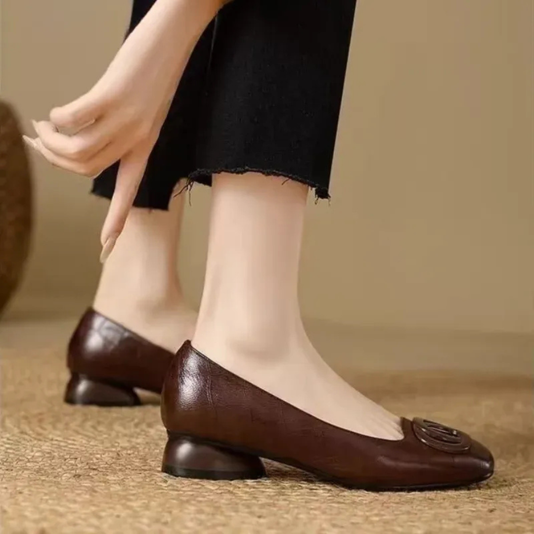 Opium | Ballerines en Cuir
