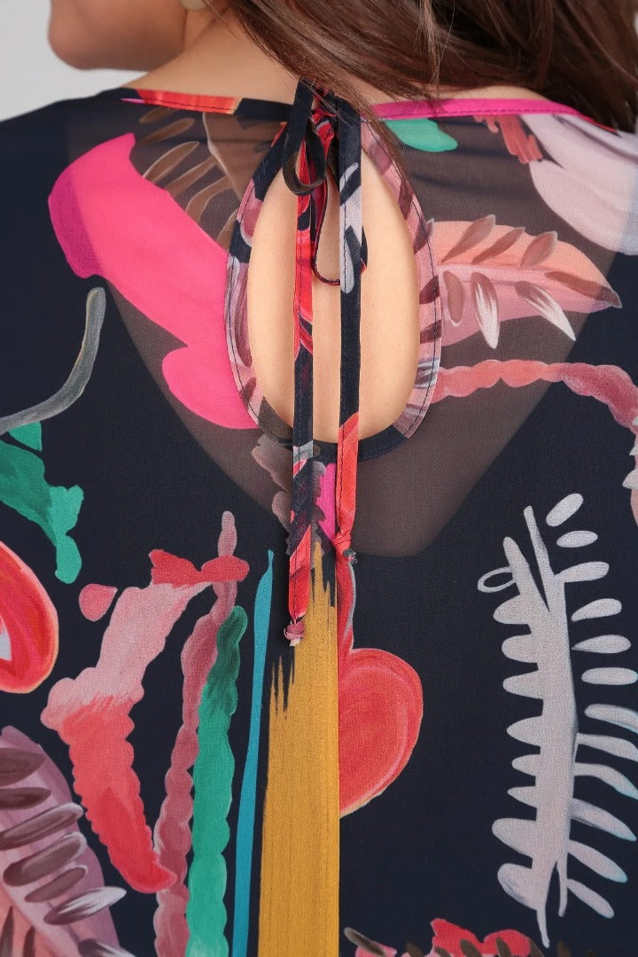 Floride – Élégant robe à fleurs