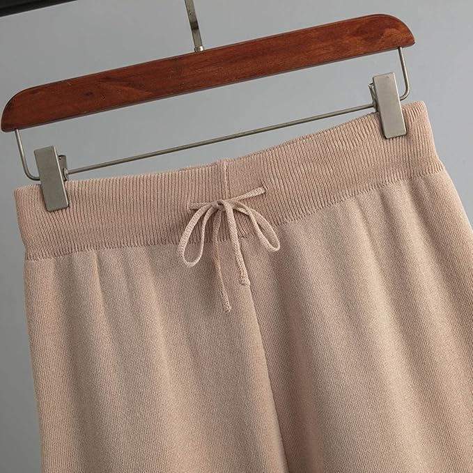 Charlotte™ - Ensemble Élégant en Soie Glacée à Manches Courtes