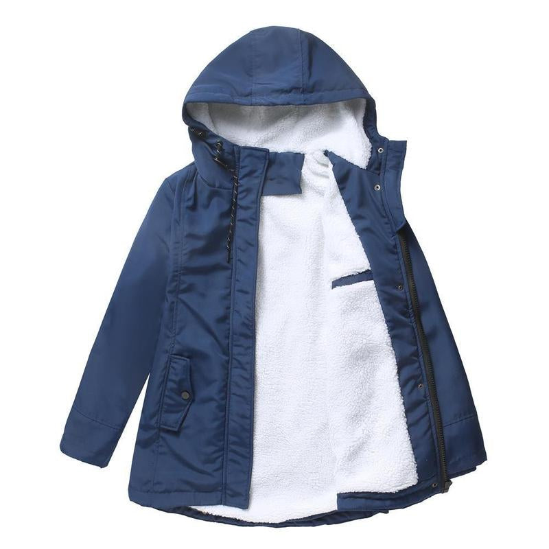 AMINA™ - Manteau d'hiver épais avec capuche et doublure matelassée pour la chaleur hivernale