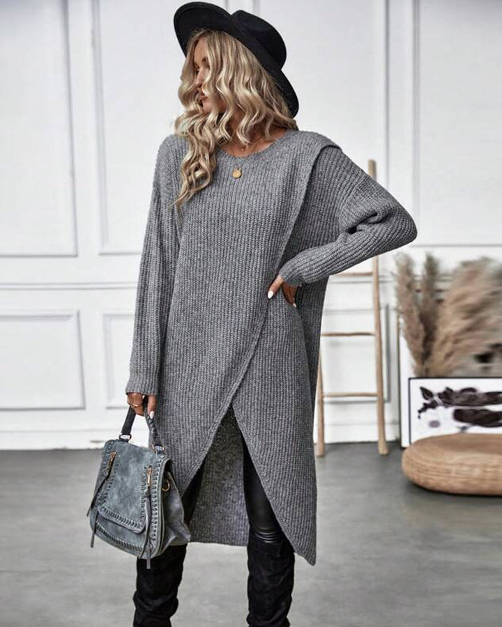 Addison™ - Robe pull confortable au style irrégulier