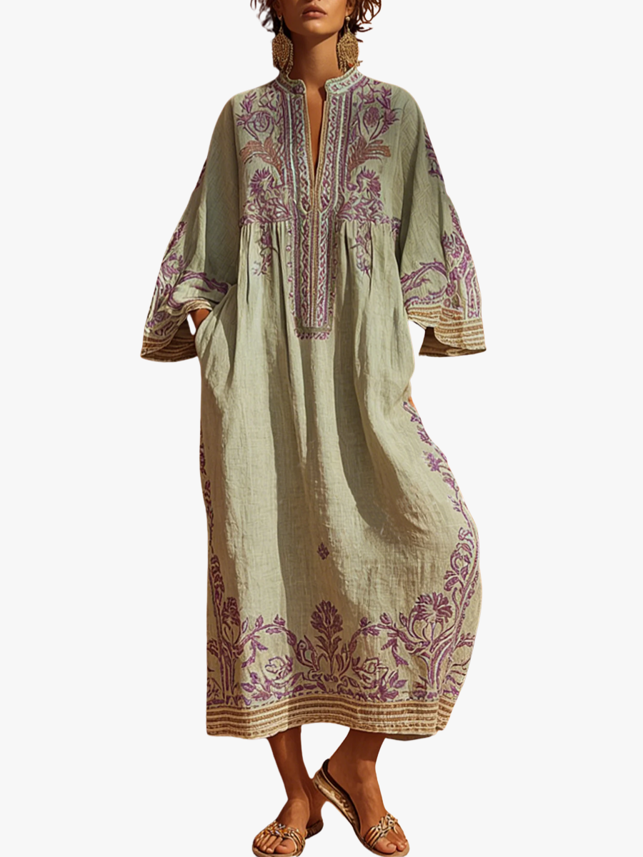 jasmine | Robe brodée souple pour femmes