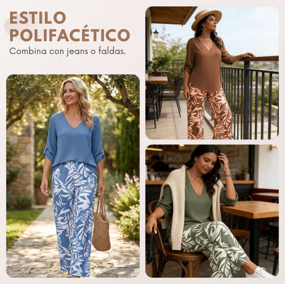 Ensemble Élégant - Style sans effort, fraîcheur totale