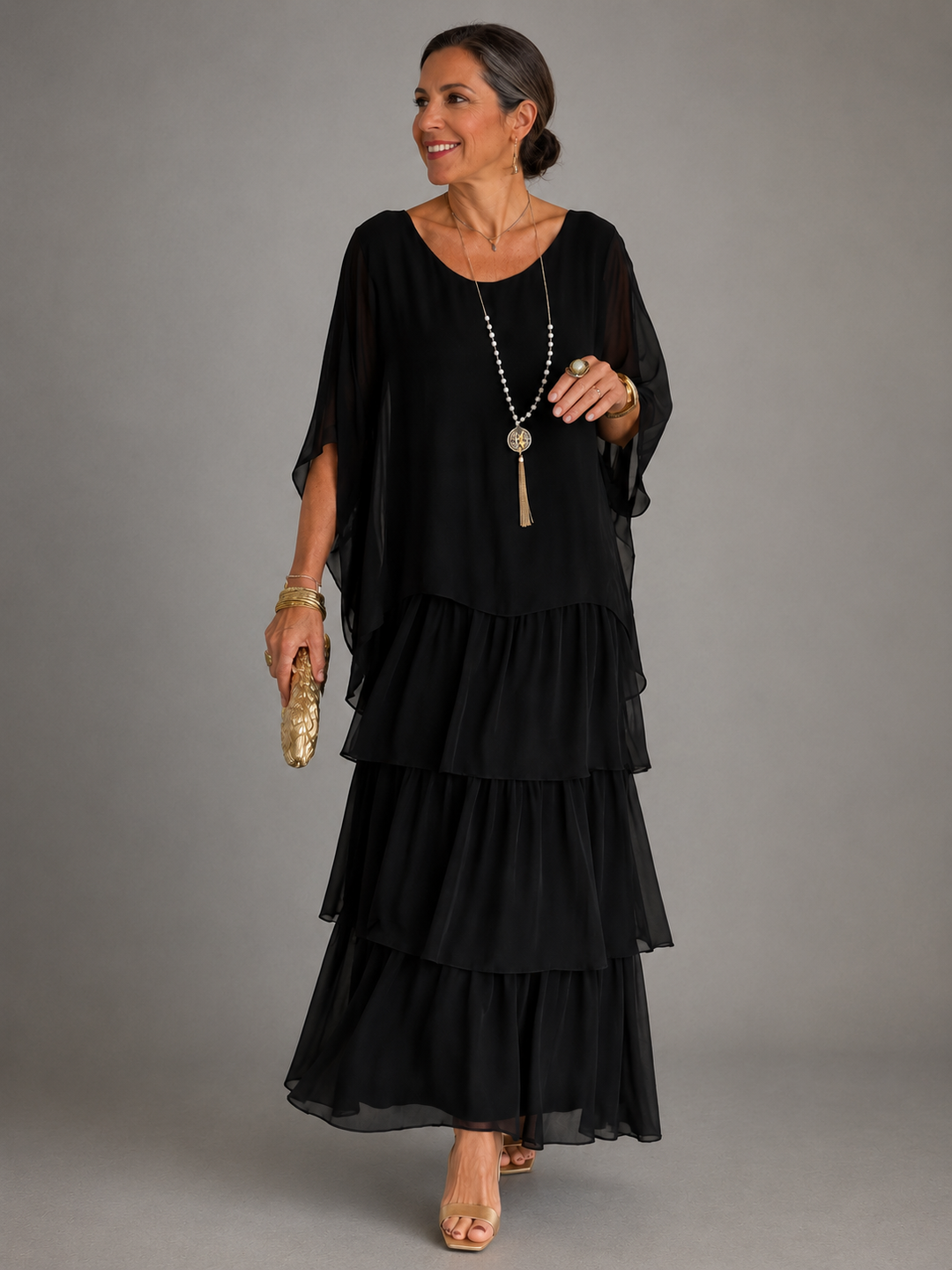 Lara | Robe Maxi Élégante et Flottante