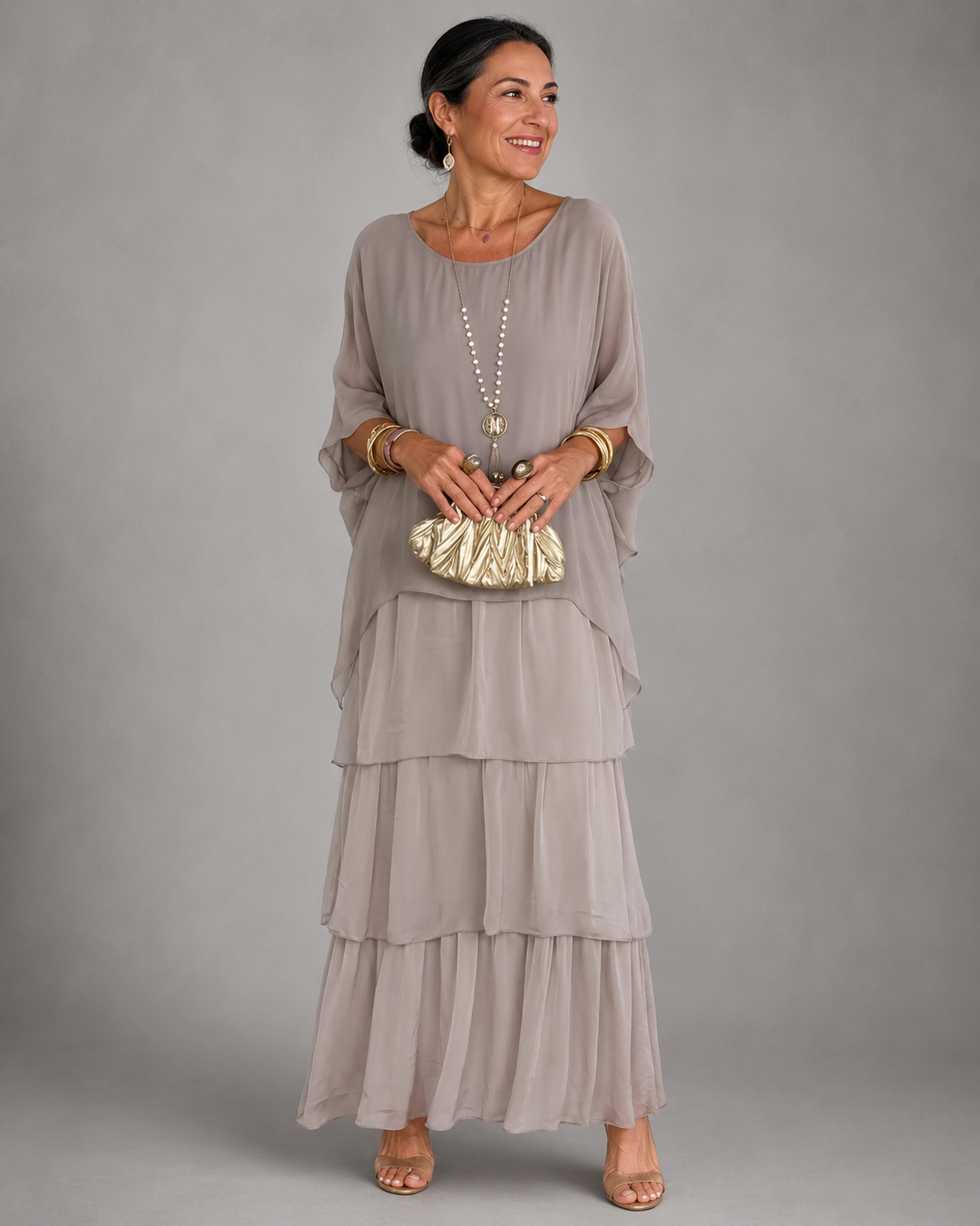 Lara | Robe Maxi Élégante et Flottante