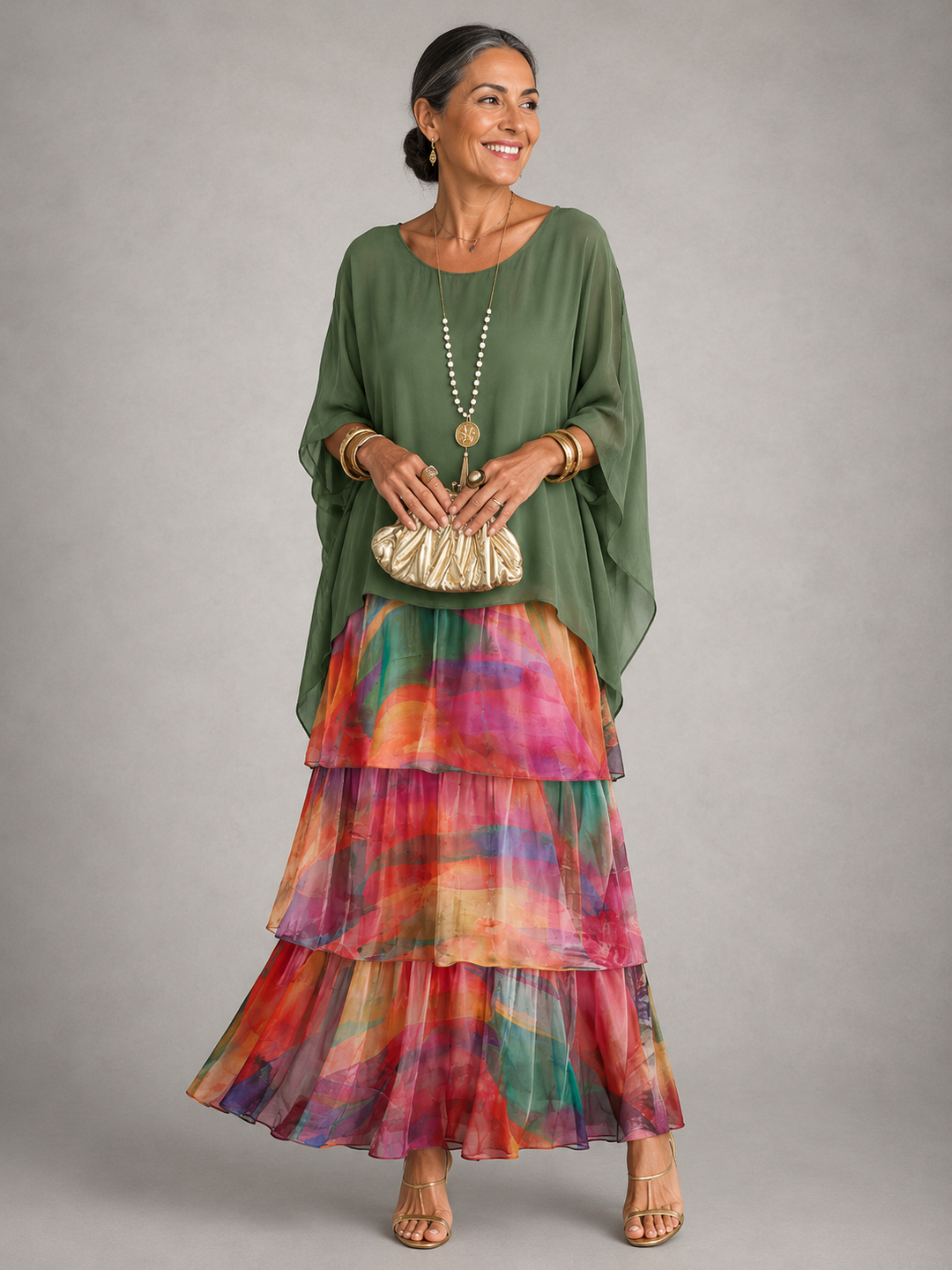 Lara | Robe Maxi Élégante et Flottante