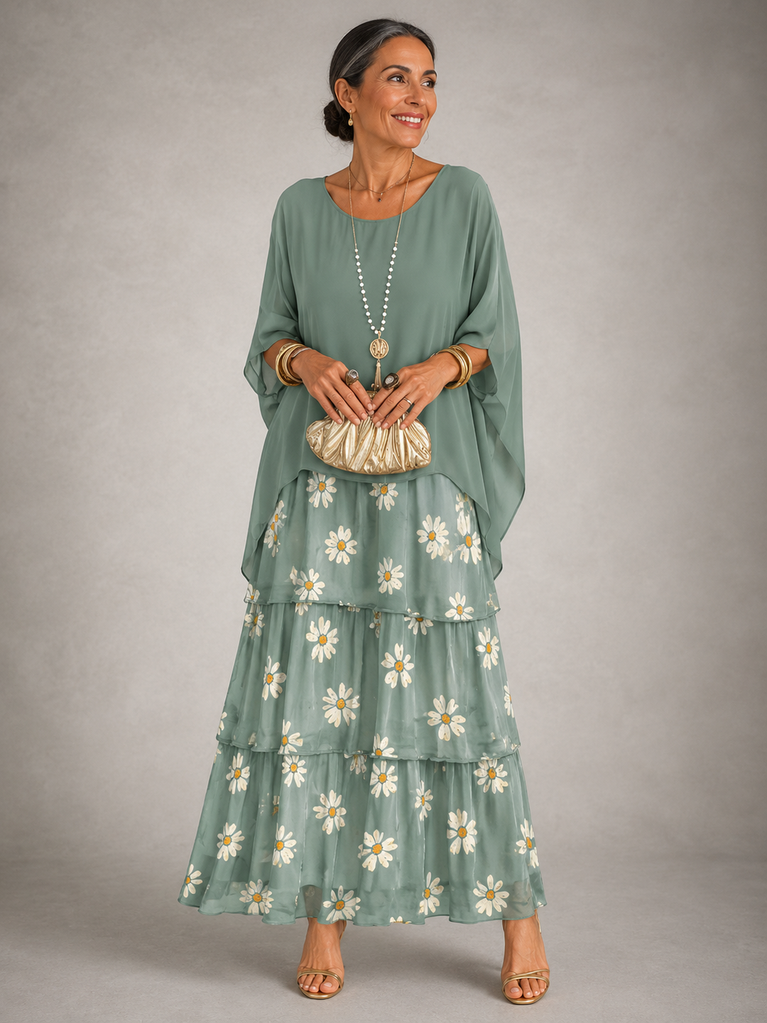 Lara | Robe Maxi Élégante et Flottante