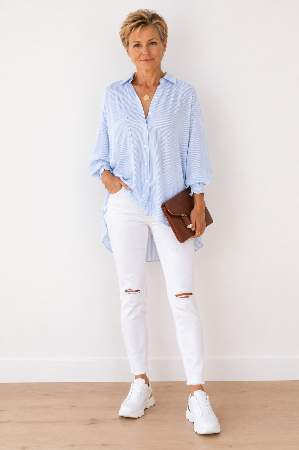 Maude | Chemise Rayée Relaxed-Fit pour Tous les Jours
