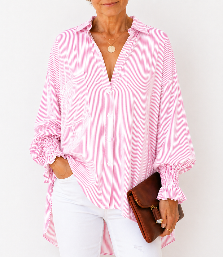 Maude | Chemise Rayée Relaxed-Fit pour Tous les Jours