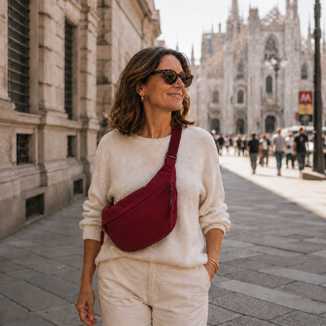 Rosa | Sac à Dos Bordeaux