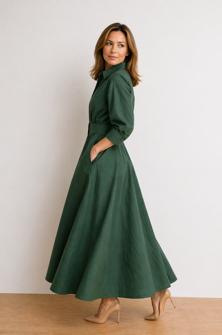 MAGDA | Manteau-robe long élégant