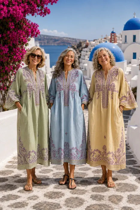 jasmine | Robe brodée souple pour femmes