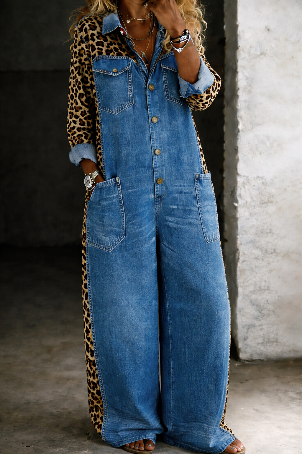 Amanda | Combinaison en denim