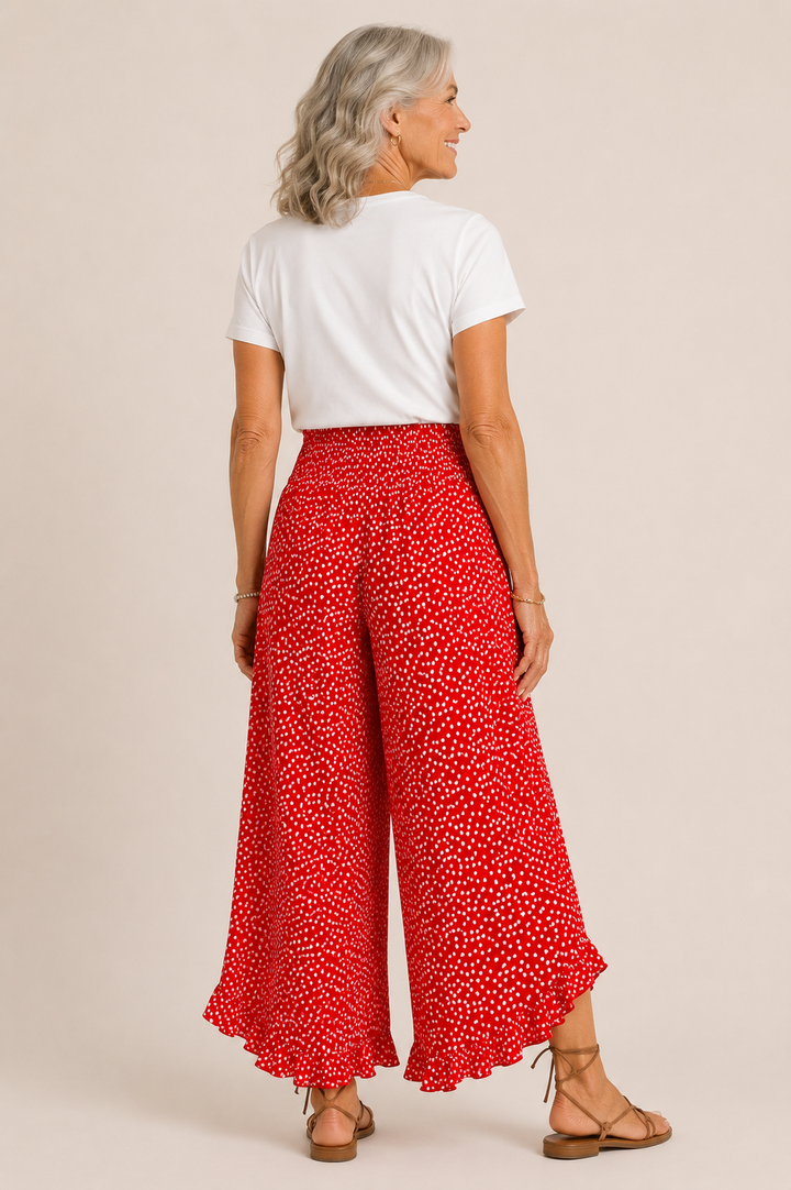 Marielle | Pantalons larges légers – Amincissants, Confortables & Chics