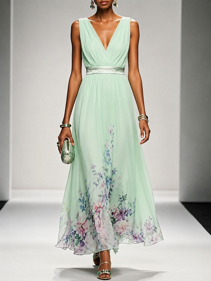 Mica | Robe Maxi Sans Manches