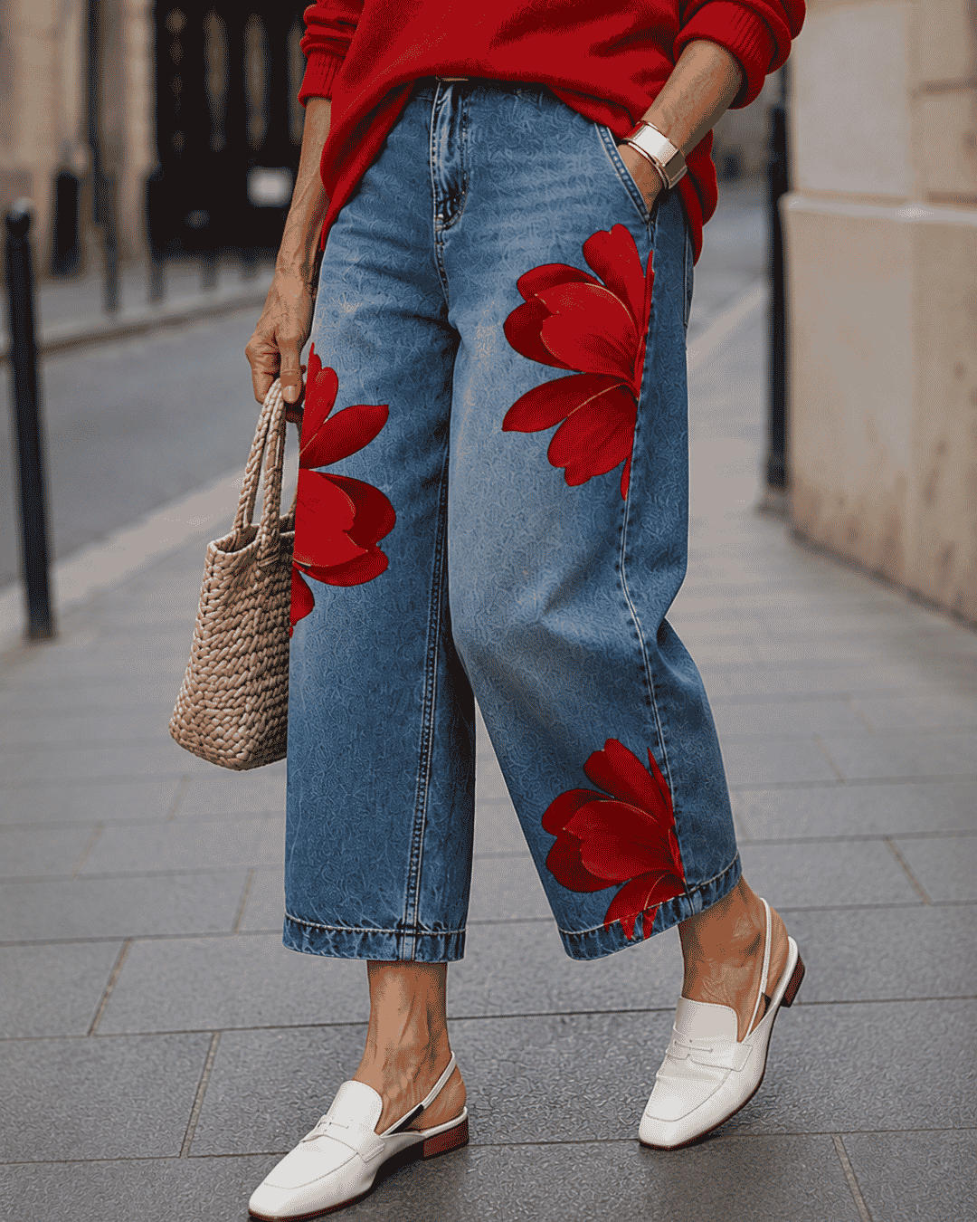 Sophia - Pantalons Floraux Élégants