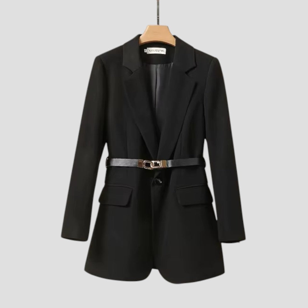 Veste Blazer Ceinturée Élégante pour Femmes – Vêtements Intelligents Sur Mesure