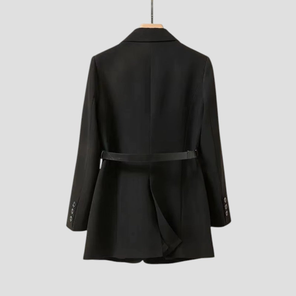 Veste Blazer Ceinturée Élégante pour Femmes – Vêtements Intelligents Sur Mesure
