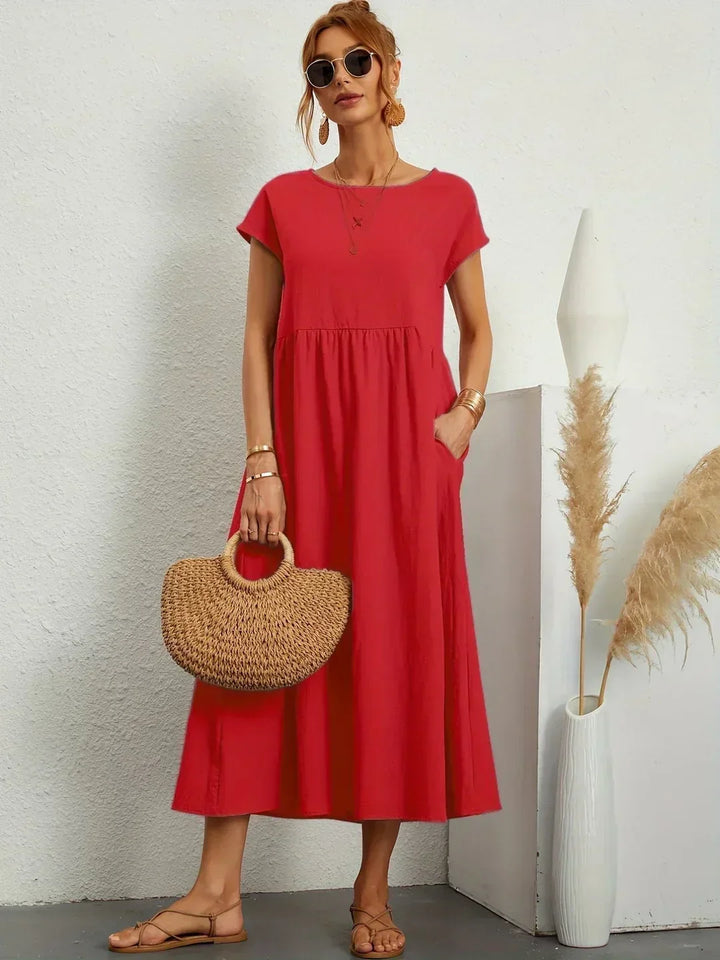 Gabriela™ | Robe midi fluide d'une élégance intemporelle