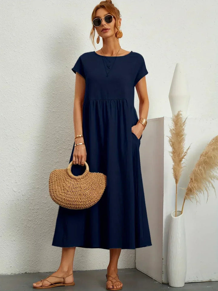 Gabriela™ | Robe midi fluide d'une élégance intemporelle